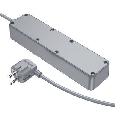 Мережевий подовжувач BOROFONE BAC9 Power 3-position socket(PD20W/1C3A)(EU/GER)(L=2M) White (6941991116650) [802786]