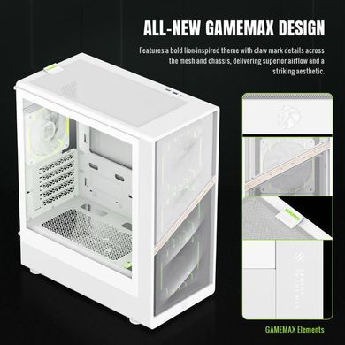Корпус для комп'ютера ATX W/O PSU GAMEMAX (AERIS 330 MW) [503701]