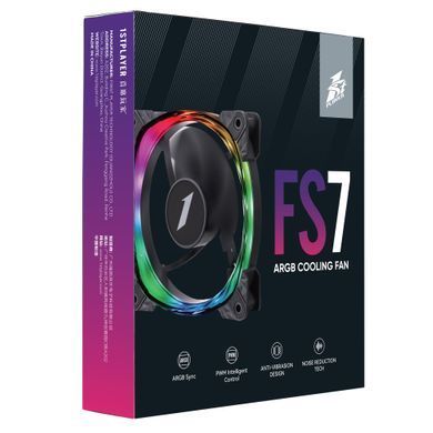 Вентилятор 1stPlayer FS7 Black (FS7-BK-1IN1) [609131]