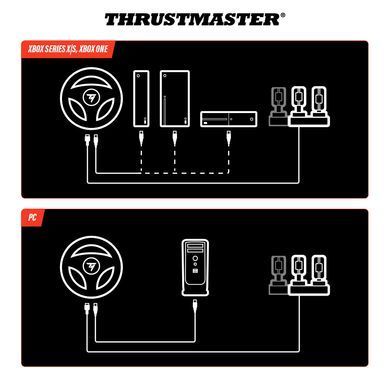 Кермо і педалі Thrustmaster T98-X FERRARI 296 GTS EU, PC/XBOX (4460297) [111834]
