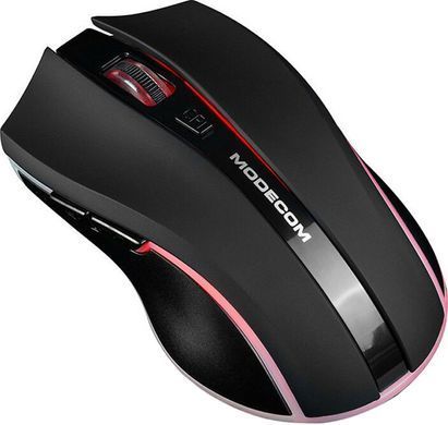 Мишка Modecom MC-WRM1, бездротова, зарядка, 3кн., 1600dpi, чорна (M-MC-WRM1-100) [401145]