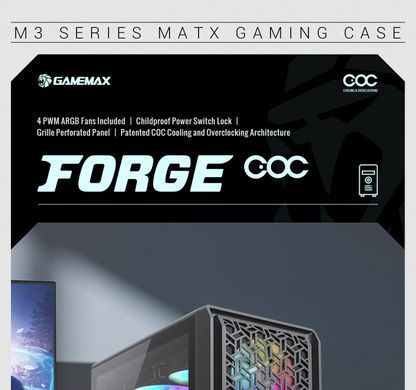 Корпус для ПК GAMEMAX (Forge COC) [303395]