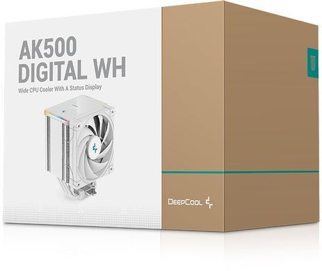 Кулер процесорний DeepCool AK500 Digital WH (R-AK500-WHADMN-G) [611394]