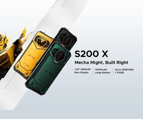 Смартфон Doogee S200X 5G 6.72" 12/512ГБ, 2SIM, 10100мА&bull;год, чорний (6923740243411) [101367]