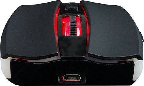 Мишка Modecom MC-WRM1, бездротова, зарядка, 3кн., 1600dpi, чорна (M-MC-WRM1-100) [401145]