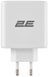 Зарядний пристрій мережевий 2E 65Вт GaN 2хUSB-C/USB-A, PD/QC, білий (2E-WC3USB65W-W) [108361], фото 1