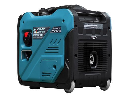 Генератор бензиновий інверторний Konner&Sohnen KS 6000iE ATS, 230В, 5.5кВт, АВР(ATS), електростартер, 40кг (KS6000IESATS) [105966]