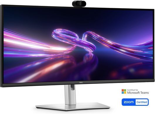 Монітор DELL 34" P3426WEV HDMI, DP, USB-C, RJ-45, IPS, 3440x1440, 21:9, 100Hz, sRGB 99%, CURVED, HAS, Cam (210-BVHT) [114101]