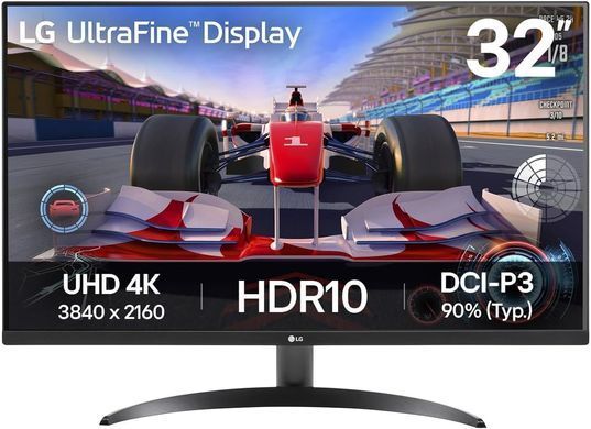 Монітор LG 31.5" 2xHDMI, DP, Audio, VA, 3840x2160, 4ms, DCI-P3 90%, FreeSync, HDR10 (32UR500K-B) [101438]