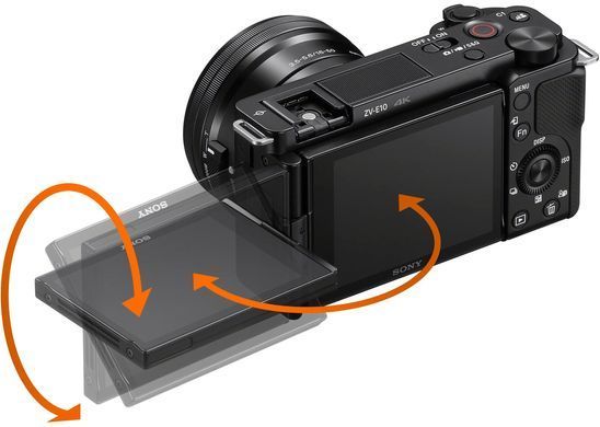 Цифр. фотокамера Sony Alpha ZV-E10 body black (ZVE10B.CEC) [111604]