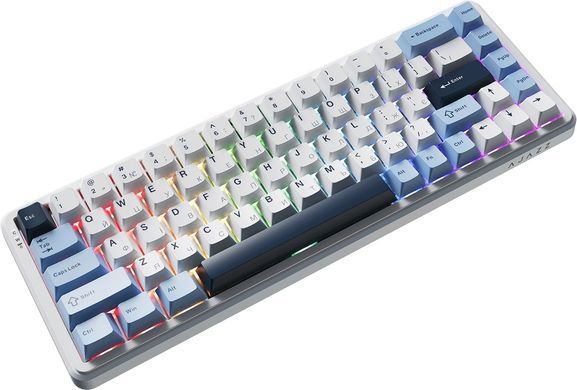 Клавіатура Ajazz AK680 MAX Magnetic Switch RGB USB White (AK680-M-BWD-AW) [615513]