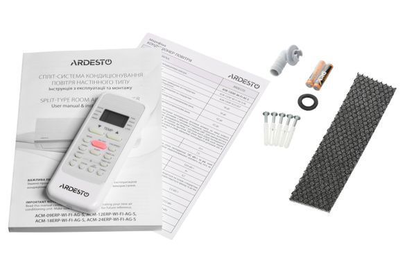 Кондиціонер Ardesto 25м2 інвертор 9000BTU 2.5кВт A++/A+ -15&deg;С Wi-Fi R32 білий (ACM-09INV-R32-WF-AG-S) [102714]