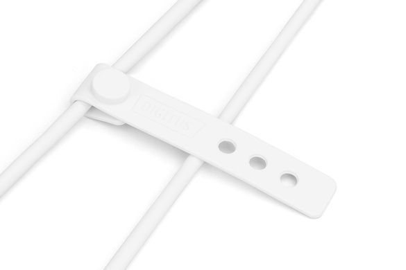 Кабель DIGITUS USB-A > USB-C заряджання/синхронізації, USB 2.0, 60W, силіконовий, 1м, білий (AK-300340-010-W) [108613]