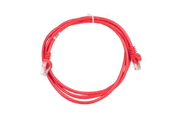 Патч-корд 2E САТ 5e, UTP, 1.50м, 26AWG, RJ45, 7/0.16, CCA, PVC, червоний (2E-PC5ECA-150RD) [109855]