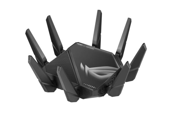 ASUS Маршрутизатор AXE16000 Wi-Fi 6E 4xGE LAN 1x2.5GE WAN 2x10GE LAN/WAN 1xUSB3.2 1xUSB2.0 MU-MIMO OFDMA MESH gaming