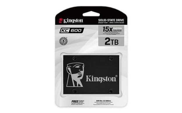 Накопичувач SSD Kingston 2.5" 2TB SATA KC600 (SKC600/2048G) [112371]