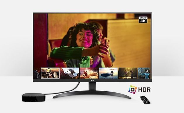 Монітор LG 31.5" 2xHDMI, DP, Audio, VA, 3840x2160, 4ms, DCI-P3 90%, FreeSync, HDR10 (32UR500K-B) [101438]