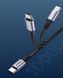 Кабель USB 2.0 Type-C M-M, 2 м, 60W Чорний, Round Cable Nickel Plating Aluminum Shell US261 UGREEN (50152) [404047], фото 6
