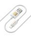 Кабель Luxe Cube USB - Lightning (M/M), 3 А, 1 м, білий (7775557575228) [603797], фото 1