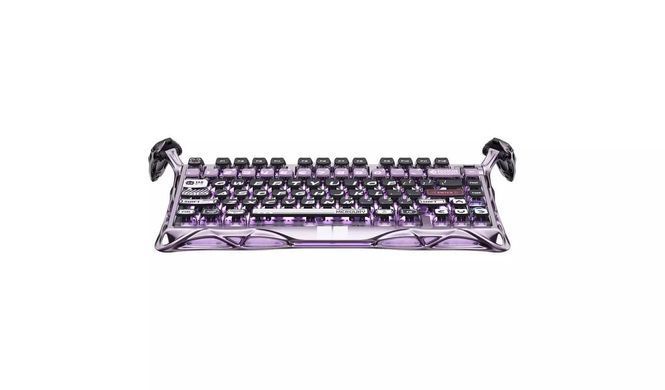 Клавіатура механічна GravaStar Mercury V75 Pro 80keys, Magnetic Jade Gaming, 8K, USB-A, RGB, Iron Purple (GS_V75_PRO_PL) [113142]