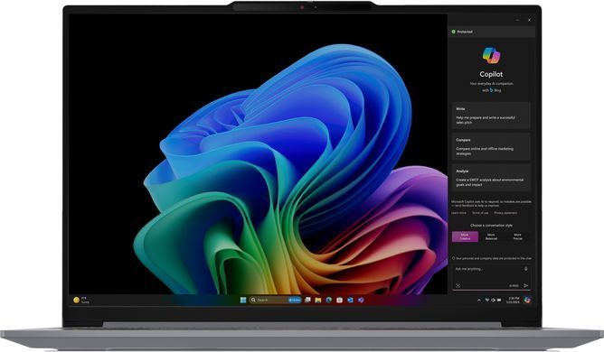 Ноутбук Lenovo ThinkBook 16-G7 16" WUXGA IPS AG, Snapdragon X Plus X1P-42-100, 16GB, F512GB, UMA, Win11P, сірий (21NH0000RA) [100789]