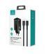 Мережевий зарядний пристрій Usams US-CC110 (1USB, 2USB Type-C) 65W PD + QC3.0 Black + кабель USB-C - Lightning (MTXLOGTL01) [614592], фото 2