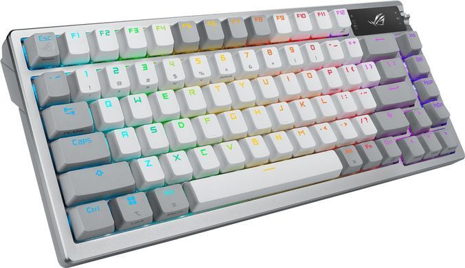 Клавіатура бездротова Asus ROG Azoth RGB WL BT White (90MP031A-BKUA11) [607471]