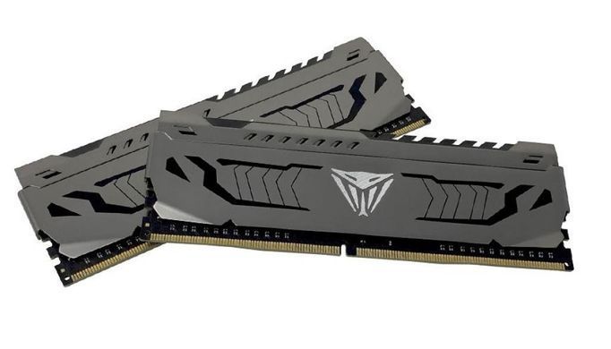 Модуль пам`яті DDR4 2x8GB/3600 Patriot Viper Steel Gray (PVS416G360C7K) [611475]