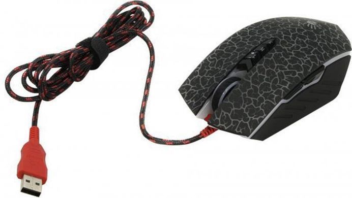 Миша Bloody A70A Crackle Black (A70A Bloody (Black)) [606578]