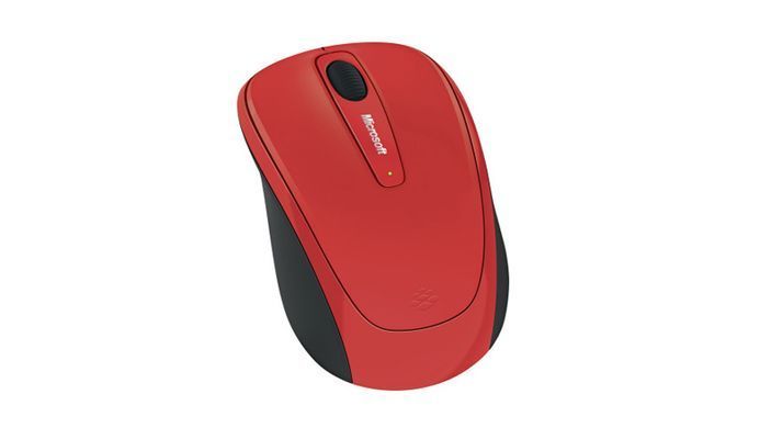 Миша Microsoft Mobile 3500, WL, червоний (GMF-00293) [103911]