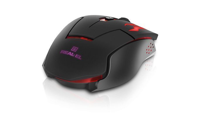 Миша REAL-EL RM-520 Gaming Black (EL123200020) [606486]