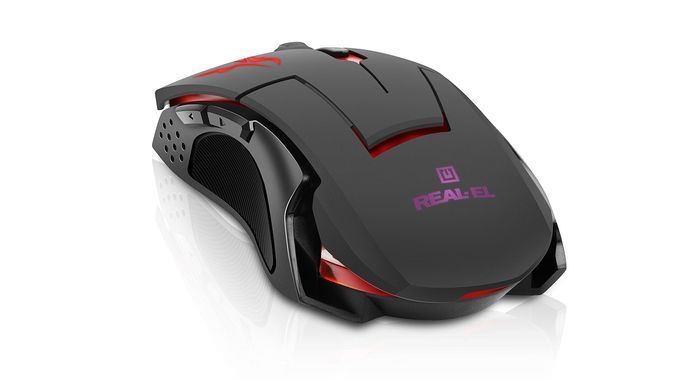 Миша REAL-EL RM-520 Gaming Black (EL123200020) [606486]