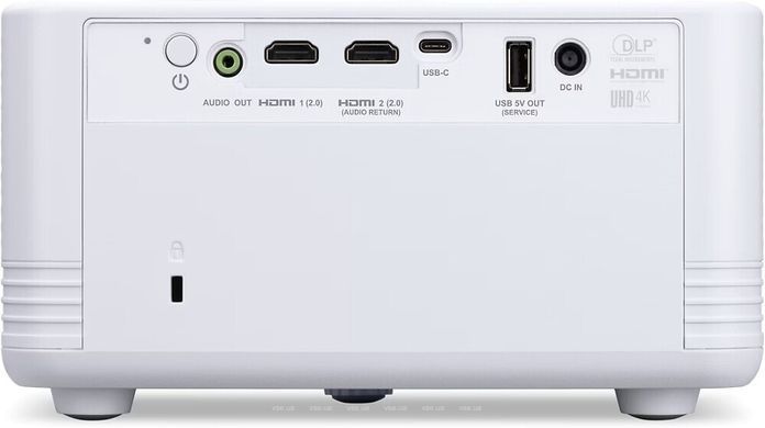 Проєктор Acer PD1810ic UHD, 1000 lm, LED, 1.5-1.65, WiFi, Whale TV (MR.JY211.001) [112345]