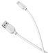 Кабель BOROFONE BX14 USB to Micro 2.4A, 2m, PVC, TPE connectors, White (6957531090014) [805490], фото 1
