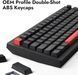 Клавіатура механічна Lemokey X4 84Key, Keychron Red, USB-A, QMK/VIA, EN/UKR, Red led, чорний (X4-A1-UA) [103648], фото 8