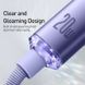 Кабель Baseus Crystal Shine Series Fast Charging Data Cable Type-C to iP 20W 2m Purple (CAJY000305) [805498], фото 5