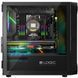 Корпус LogicConcept PORTOS MESH+GLASS ARGB fans 3x120mm BLACK без БЖ mATX (AM-PORTOS-10-0000000-0002) [402940], фото 6