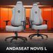 Крісло для геймерів Anda Seat Novis Size L Gray Fabric (AD23-L-01-G-F) [614727], фото 6