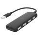 Хаб USB 2.0 -> 4xUSB 2.0 Black HP (DHC-CT110C) [405043], фото 1