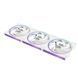 Корпусний вентилятор Zalman ZM-DF120 ARGB, 120мм, 800-2300rpm, 4pin, PWM, 3pin+5VARGB, 34,5dBa, POGO pin, Magnetic, білий (ZM-DF120WHITE) [113937], фото 3