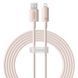 Кабель Baseus Habitat Series Fast Charging Cable USB to iP 2.4A 2m Wheat Pink (P10360200421-01) [802357], фото 1