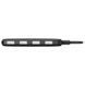 Хаб USB 2.0 -> 4xUSB 2.0 Black HP (DHC-CT110C) [405043], фото 5