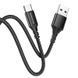 Кабель BOROFONE BX54 Ultra bright Type-C 1m 2.4A Black (6931474745835) [803595], фото 1