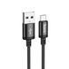 Кабель HOCO X89 Wind charging data cable Micro Black (6931474784346) [802391], фото 1
