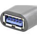 Адаптер ASSMANN USB Type-C to Type-A (AK-300506-000-S) [110559], фото 2