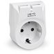 Мережевий зарядний пристрій з розеткою REAL-EL CS-25 (2USB, 2.1A) White (EL123160006) [603050], фото 2