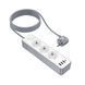 Мережевий подовжувач BOROFONE BAC9 Power 3-position socket(PD20W/1C3A)(EU/GER)(L=2M) White (6941991116650) [802786], фото 6