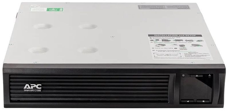 Джерело безперебійного живлення APC Smart-UPS C 1500VA/900W, RM 2U, LCD, USB, SmartConnect, 4xC13 (SMC1500I-2UC) [103031]