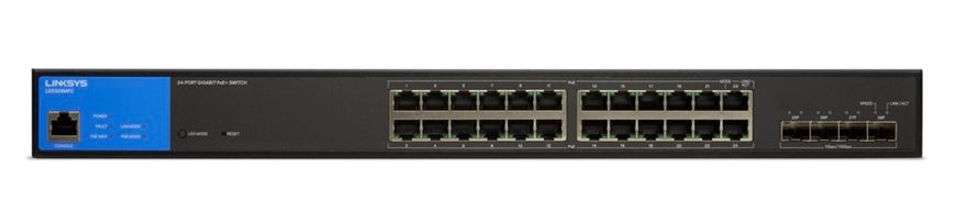 Комутатор Linksys LGS328MPC 24xGE PoE (LGS328MPC-EU)