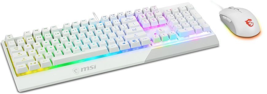 Клавіатура + миша MSI (VIGOR GK30 COMBO WHITE UA) [502170]